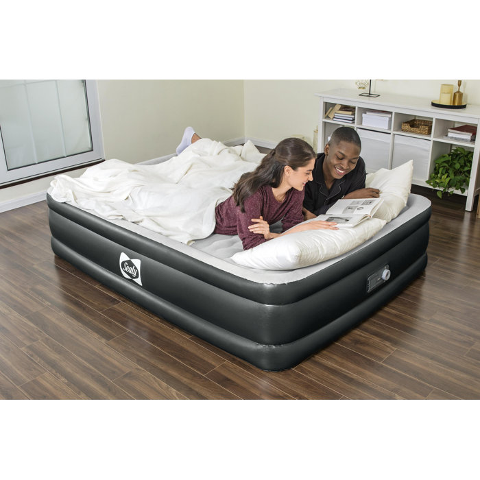 Bestway Sealy Tritech Inflatable Air Mattress Bed Queen 18" with Built